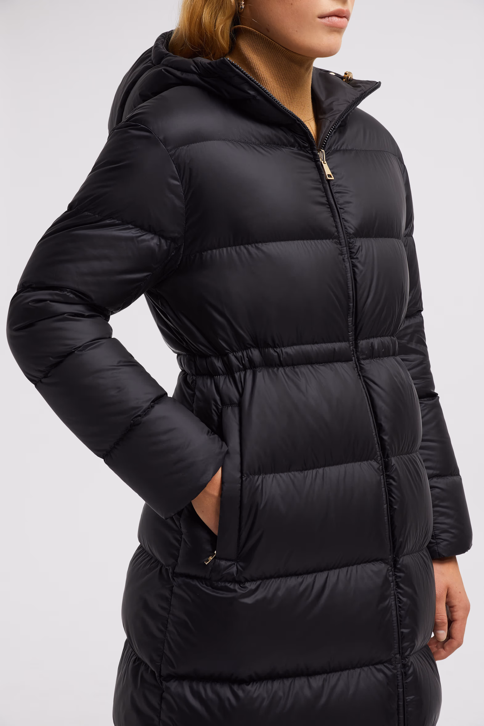 Plumífero largo con capucha reversible Boulogne Mujer Negro Moncler 6